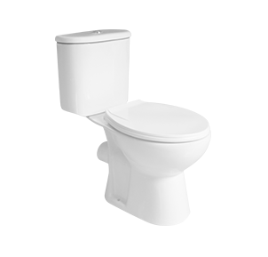 Factory Wholesale Elongated White Two piece Toilet