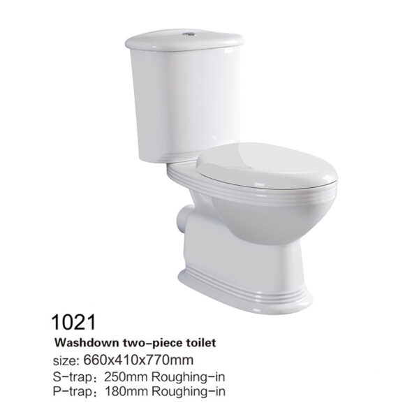 Model Baharu Dual Flush Washdown 2 Keping Tandas P Perangkap 180mm WC Air Tutup Tandas Berganding 02 1021